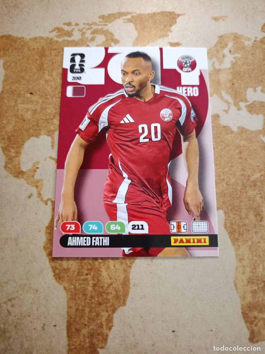 Cromos de f&uacute;tbol: Qatar 390 AHMED FATHI Adrenalyn WORLD cup 2026
