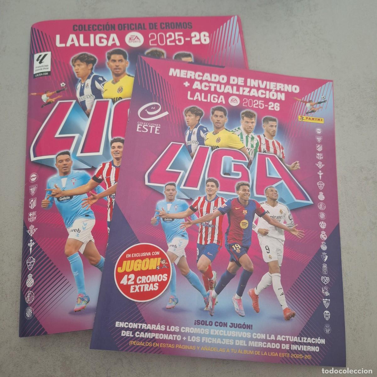 Fu&szlig;ball-Sticker: Colecci&oacute;n completa &aacute;lbum Liga Este 2025 2026 25 26 + mercado de invierno