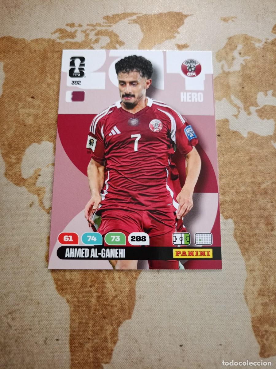 Cromos de f&uacute;tbol: Qatar 392 AHMED AL-GANEHI Adrenalyn WORLD cup 2026