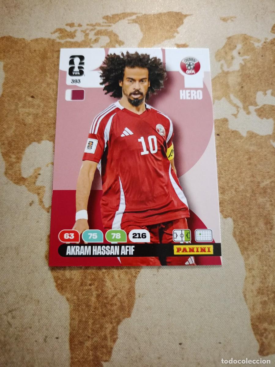 Cromos de f&uacute;tbol: Qatar 393 AKRAM HASSAN AFIF Adrenalyn WORLD cup 2026