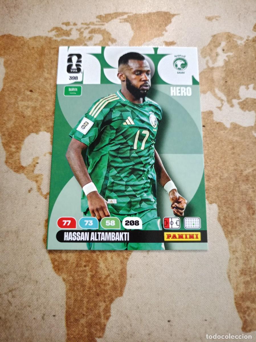 Cromos de f&uacute;tbol: Arabia Saud&iacute; 398 HASSAN ALTAMBAKTI Adrenalyn WORLD cup 2026