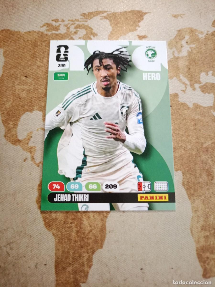 Cromos de f&uacute;tbol: Arabia Saud&iacute; 399 JEHAD THIJRI Adrenalyn WORLD cup 2026