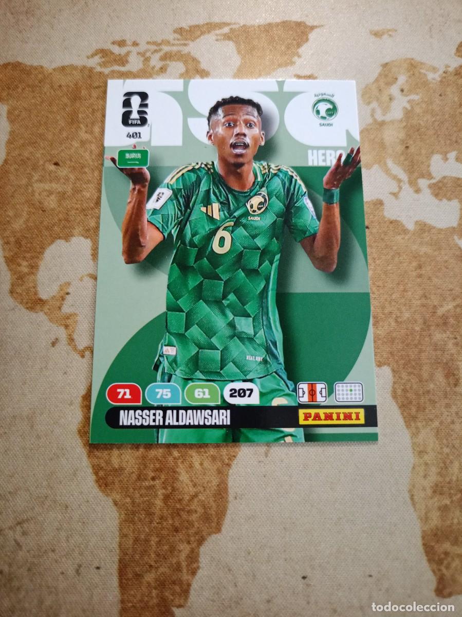 Cromos de f&uacute;tbol: Arabia Saud&iacute; 401 NASSER ALDAWSARI Adrenalyn WORLD cup 2026