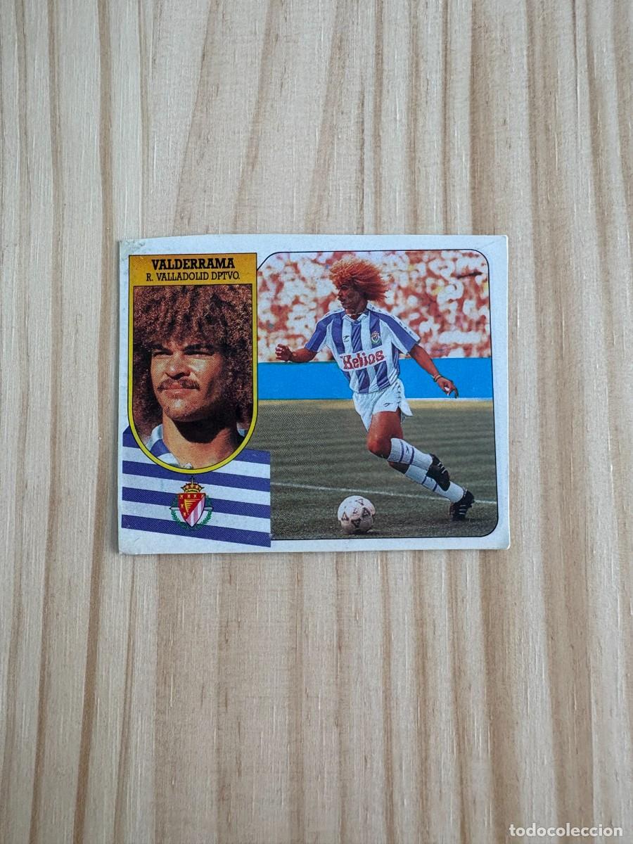 Fu&szlig;ball-Sticker: VALDERRAMA COLOCA CROMOS LIGA ESTE 1991 1991 91 92 FUTBOL DIFICIL RECORTADO VERSION ADHESIVO