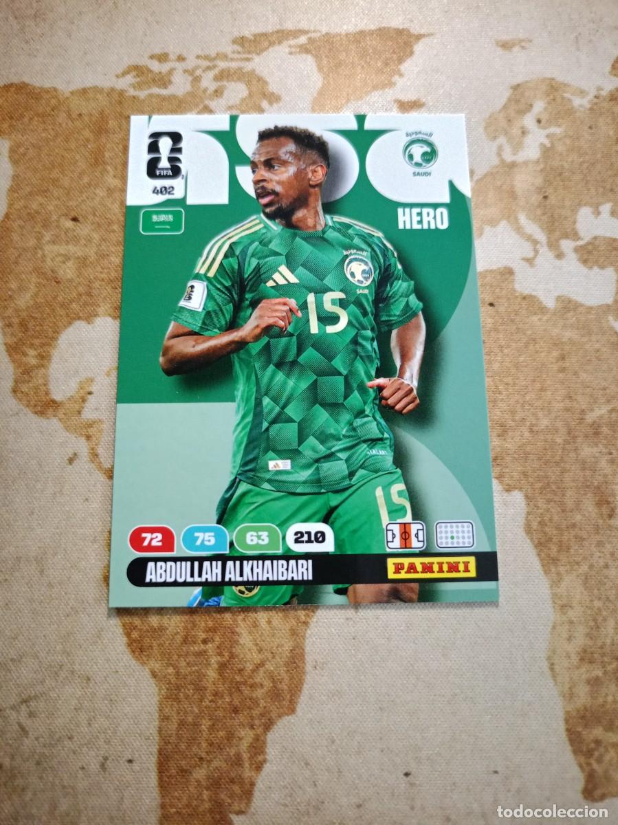 Cromos de f&uacute;tbol: Arabia Saud&iacute; 402 ABDULLAH ALKHAIBARI Adrenalyn WORLD cup 2026