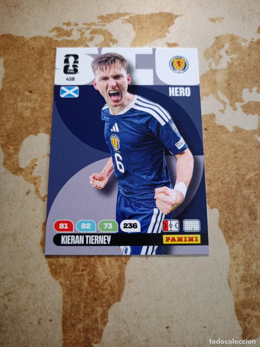 Cromos de f&uacute;tbol: Escocia 410 KIERAN TIERNEY Adrenalyn WORLD cup 2026