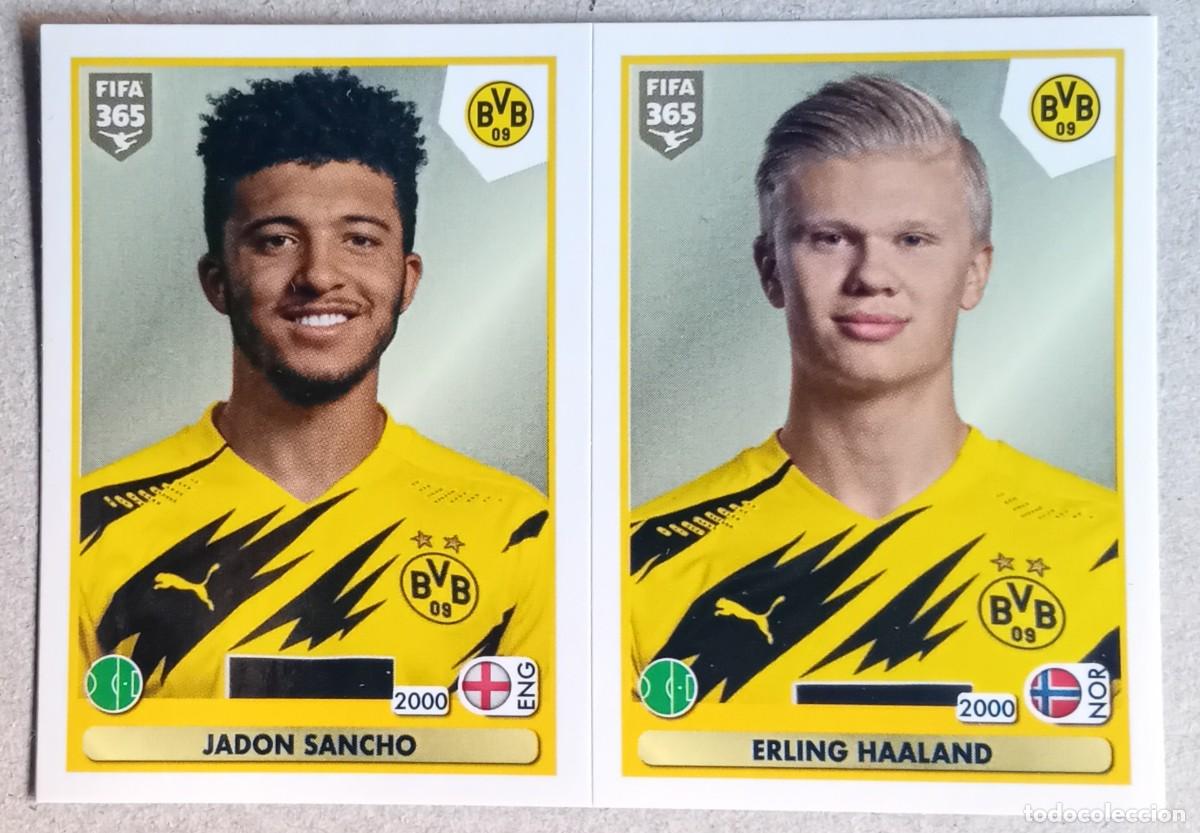 Cromos de f&uacute;tbol: Figurina Panini 2020-21 Cromo Fifa 365 2021 Sancho Haaland Borussia Dortmund n 181
