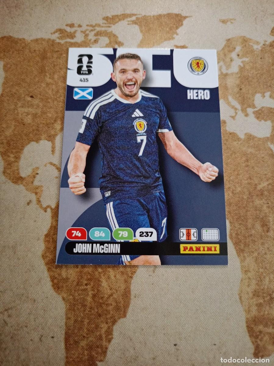 Cromos de f&uacute;tbol: Escocia 415 JOHN McGINN Adrenalyn WORLD cup 2026