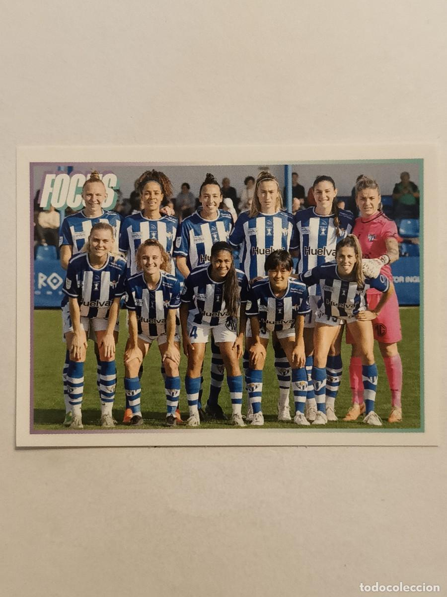Cromos de f&uacute;tbol: #322 ALINEACION (SPORTING HUELVA) LIGA F 2024/2025 PANINI