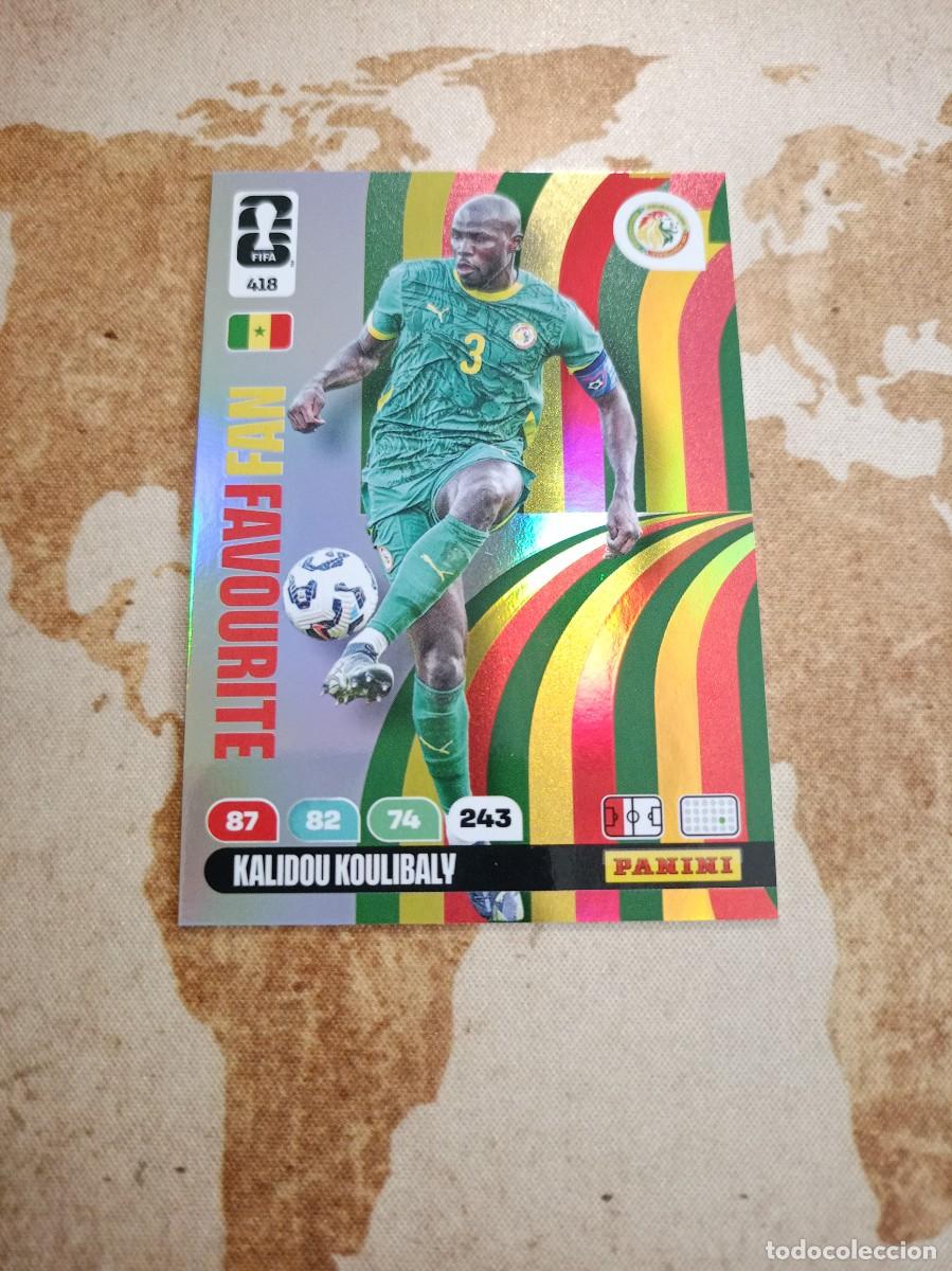 Cromos de f&uacute;tbol: Senegal 418 KALIDOU KOULIBALY Adrenalyn WORLD cup 2026