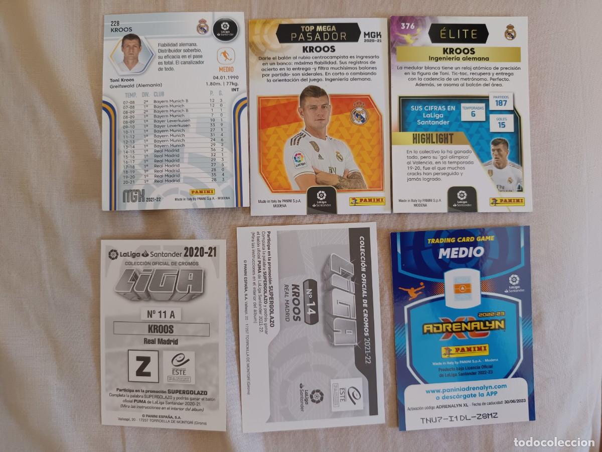 Cromos de f&uacute;tbol: Lote cromos Toni Kroos varias ediciones - Foto 4