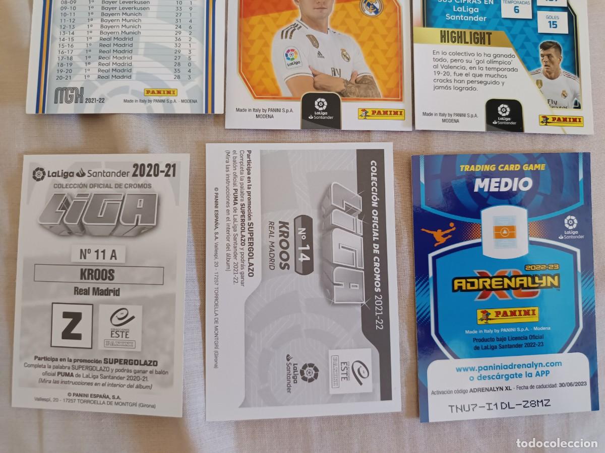 Cromos de f&uacute;tbol: Lote cromos Toni Kroos varias ediciones - Foto 6