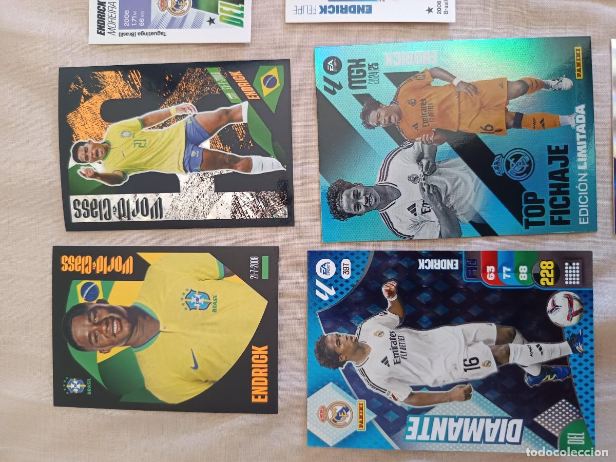 Cromos de f&uacute;tbol: Lote cromos Endrick varias ediciones - Foto 2