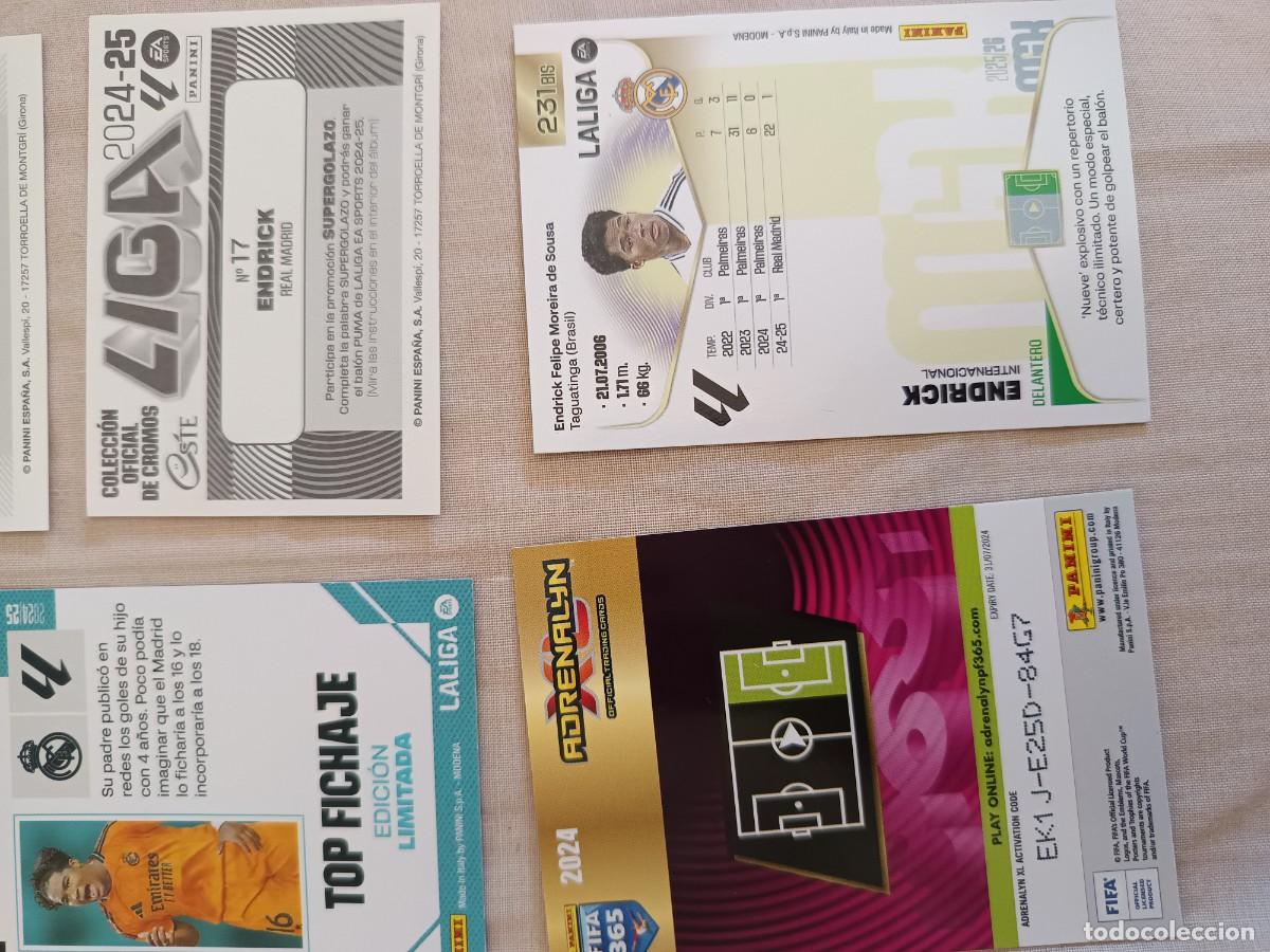 Cromos de f&uacute;tbol: Lote cromos Endrick varias ediciones - Foto 8