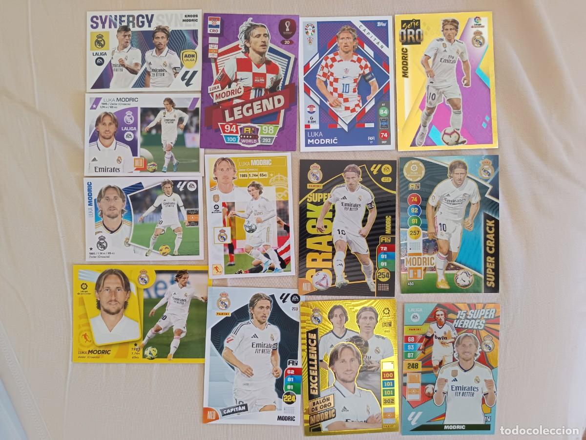 Cartes &agrave; collectionner de Football: Lote de cromos Modric