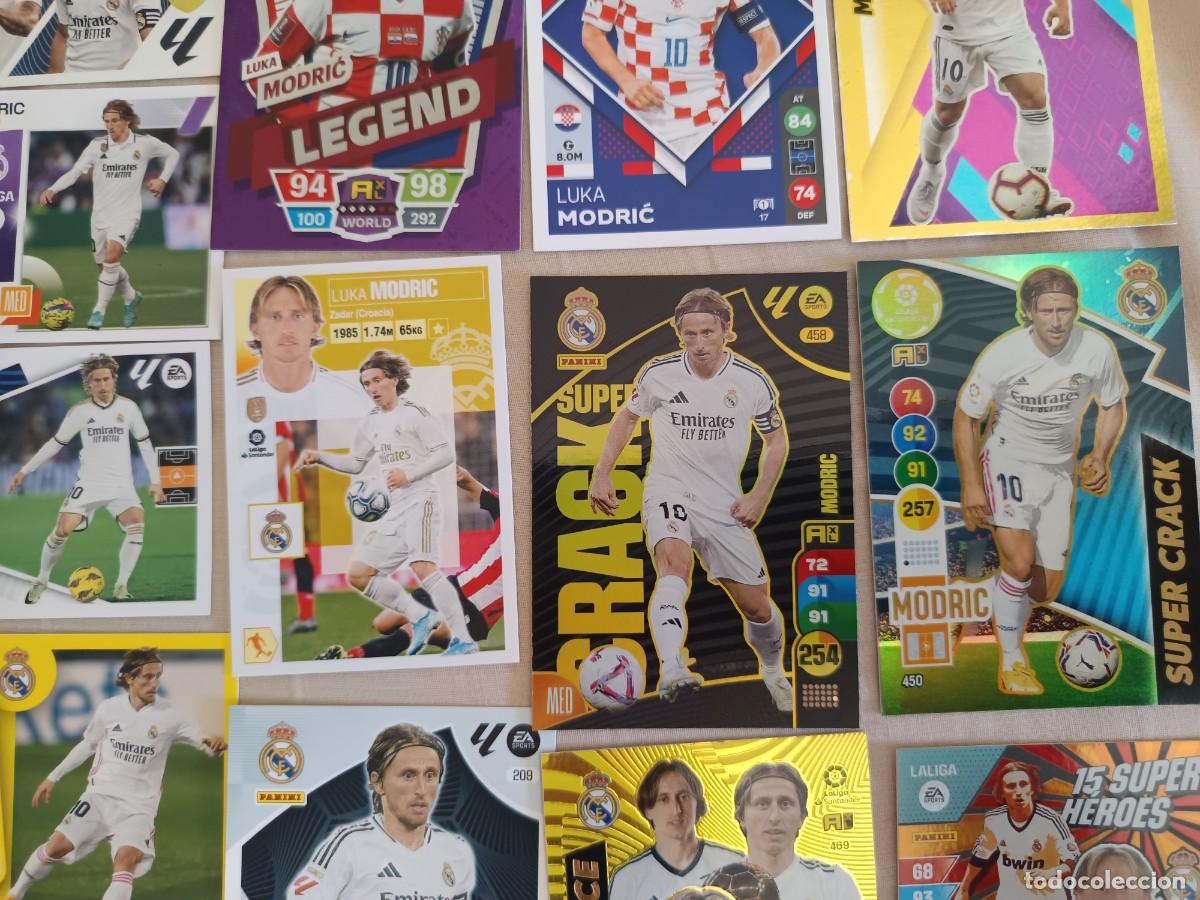 Cromos de f&uacute;tbol: Lote de cromos Modric - Foto 3