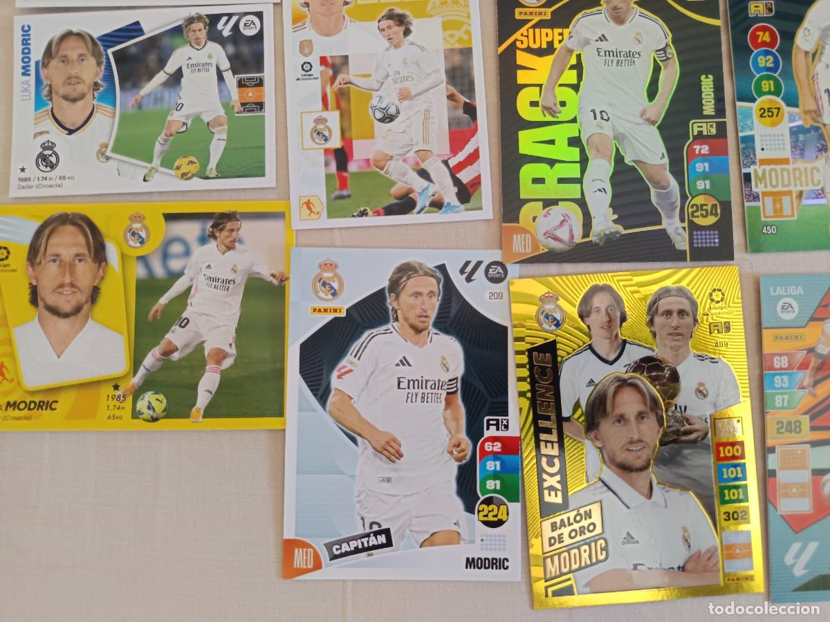 Cromos de f&uacute;tbol: Lote de cromos Modric - Foto 4
