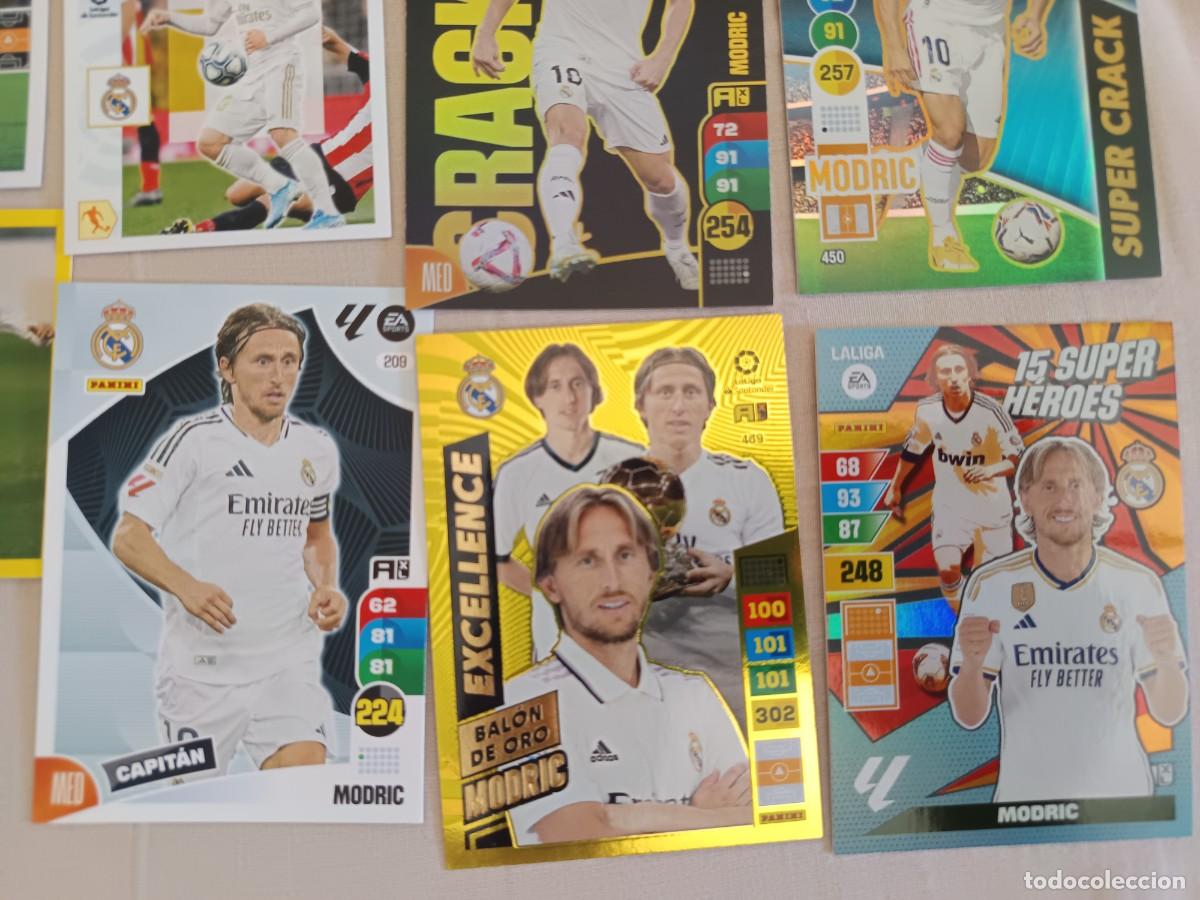 Cromos de f&uacute;tbol: Lote de cromos Modric - Foto 5