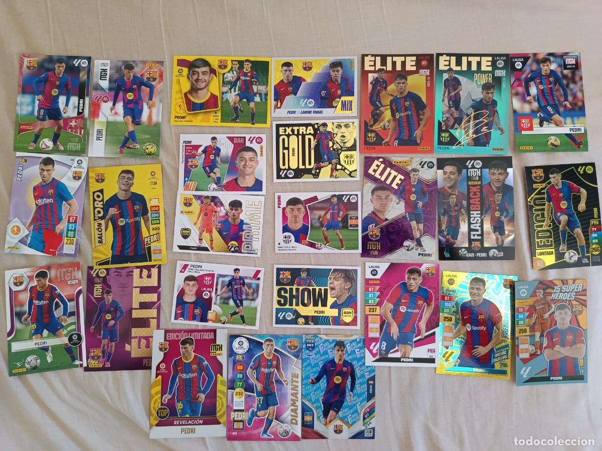 Cromos de f&uacute;tbol: Lote cromos Pedri varias ediciones - Foto 1