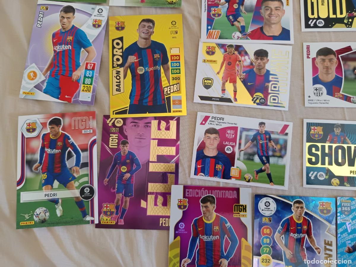 Cromos de f&uacute;tbol: Lote cromos Pedri varias ediciones - Foto 3
