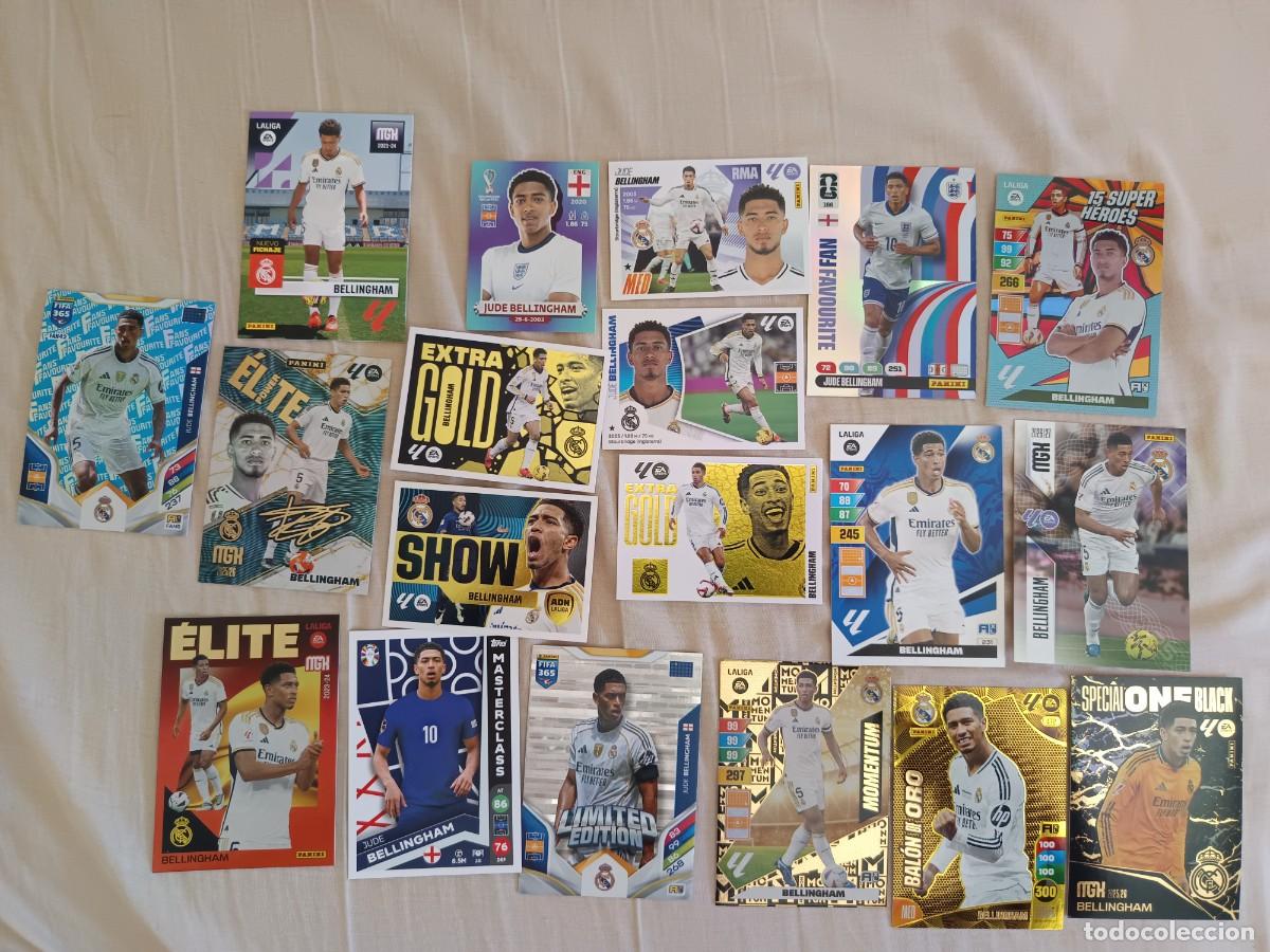 Cartes &agrave; collectionner de Football: Lote cromos Bellingham varias ediciones