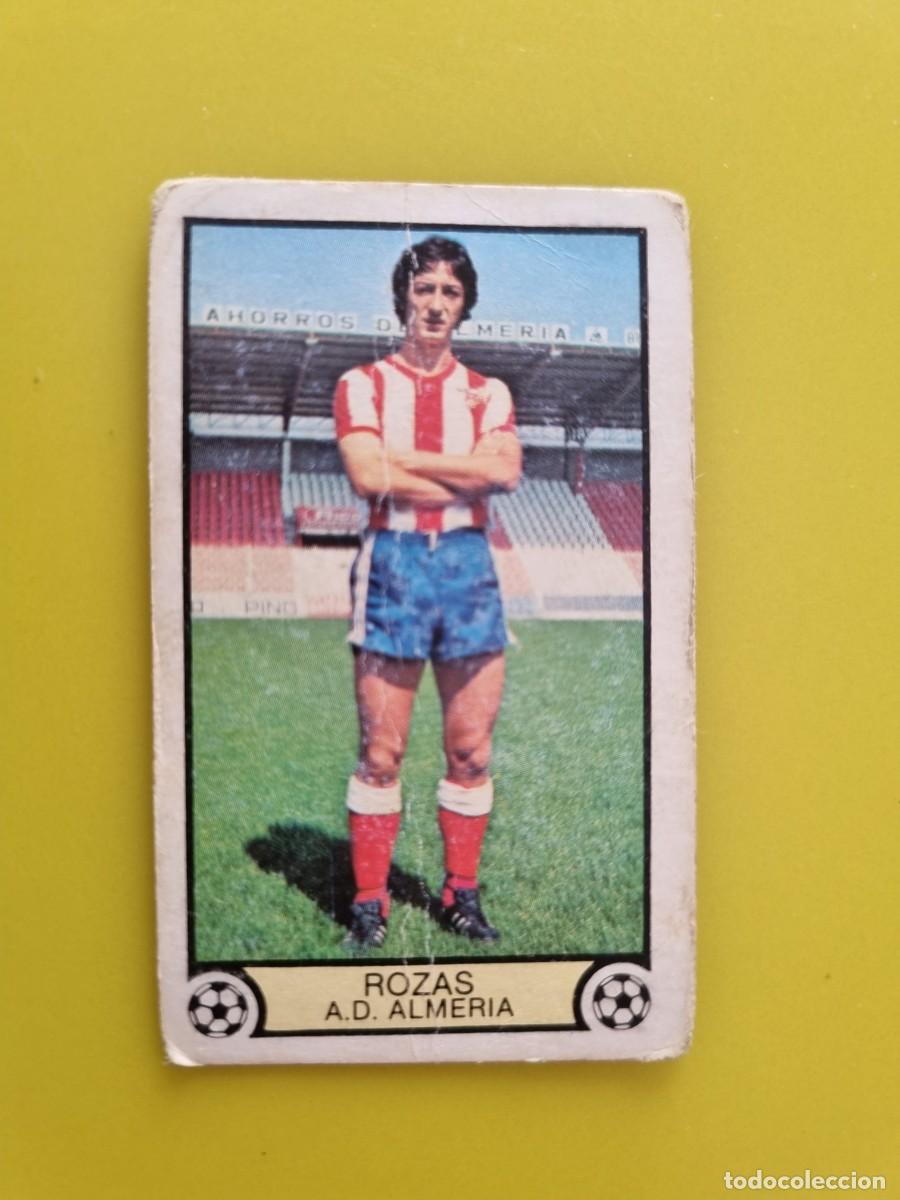 Cromos de f&uacute;tbol: CROMO FUTBOL LIGA ESTE 79 80 1979 1980 NUNCA PEGADO SIN PEGAR ROZAS AD ALMERIA AR926