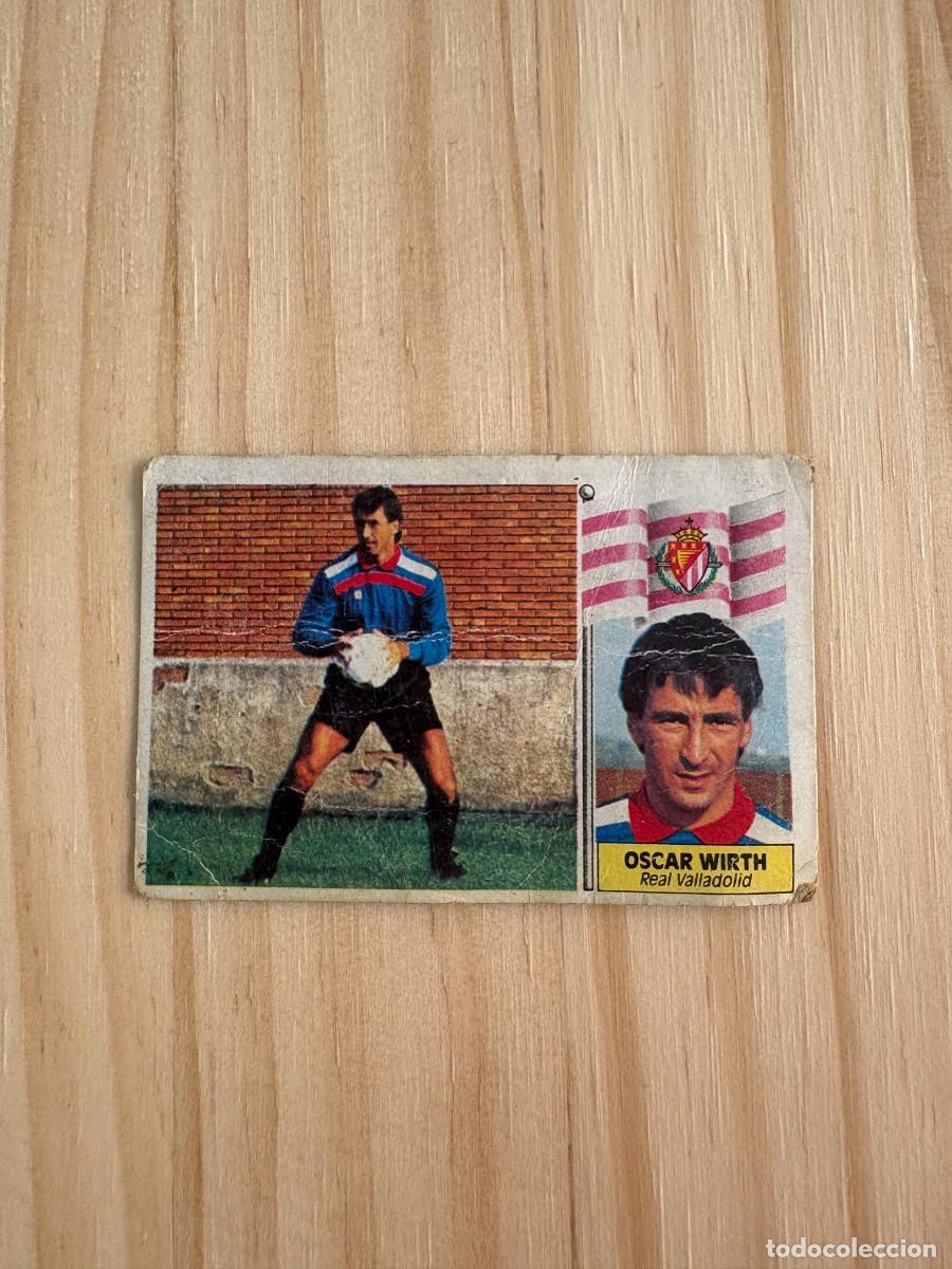 Fu&szlig;ball-Sticker: OSCAR WIRTH FICHAJE 42 CROMO LIGA ESTE 1986 1987 86 87 FUTBOL RECUPERADO DESPEGADO