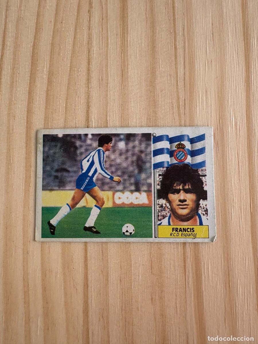 Fu&szlig;ball-Sticker: FRANCIS FICHAJE 29 CROMO LIGA ESTE 1986 1987 86 87 FUTBOL DIFICIL DESPEGADO VERSION P&Uacute;BLICO