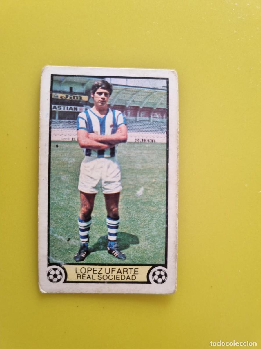Cromos de f&uacute;tbol: CROMO FUTBOL LIGA ESTE 79 80 1979 1980 NUNCA PEGADO SIN PEGAR LOPEZ UFARTE REAL SOCIEDAD AR926