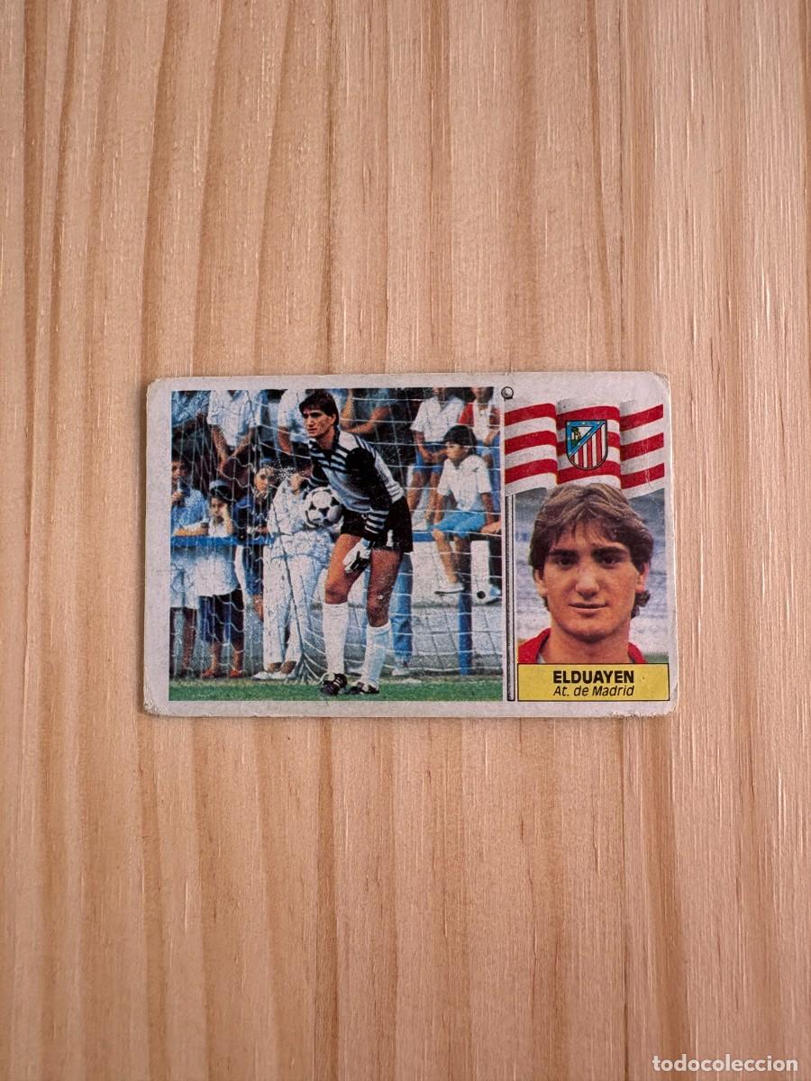 Cromos de f&uacute;tbol: ELDUAYEN FICHAJE 27 CROMO LIGA ESTE 1986 1987 86 87 FUTBOL SIN PEGAR NUNCA PEGADO
