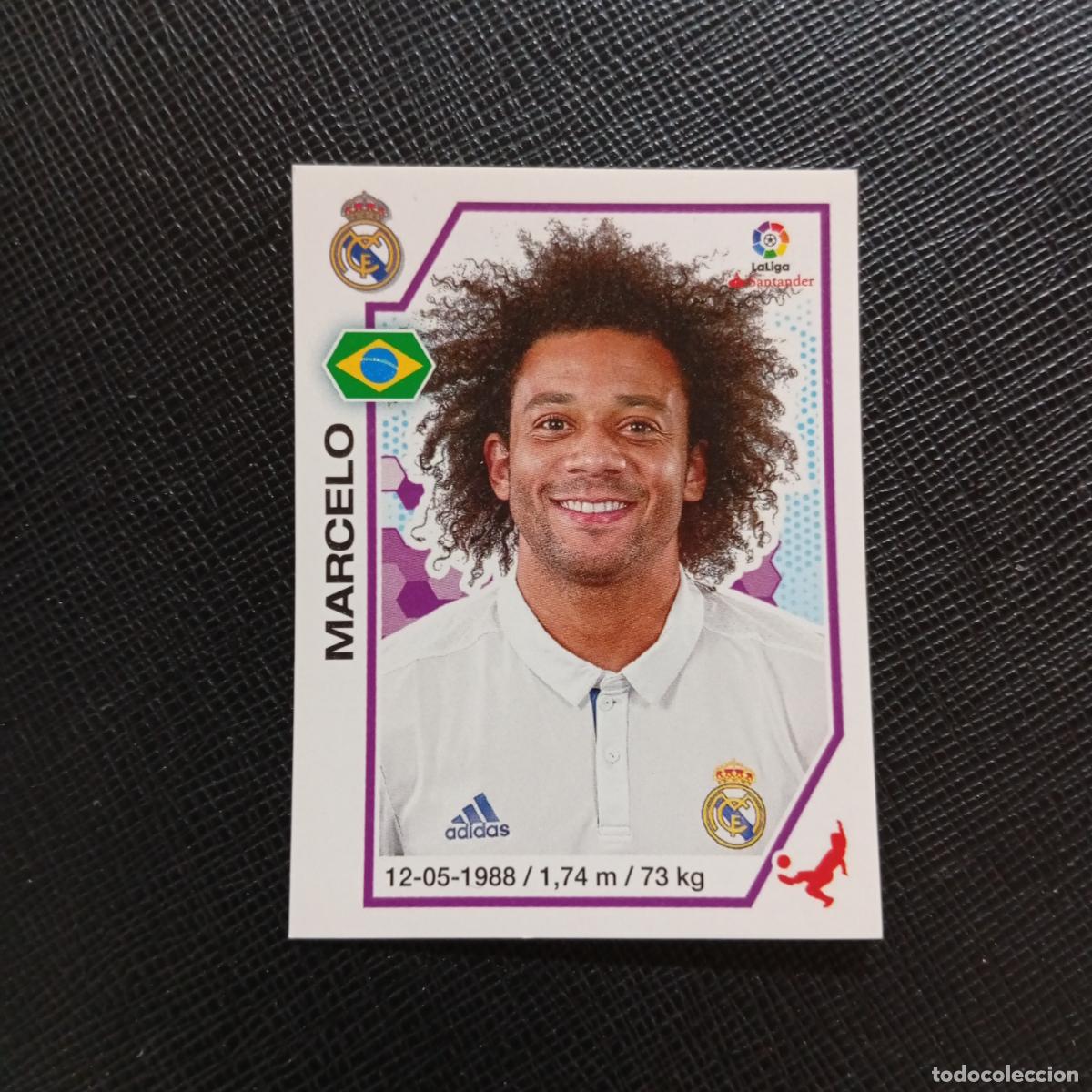 Cromos de f&uacute;tbol: 82 MARCELO REAL MADRID PANINI 2016 2017 CROMO 16 17 FUTBOL LIGA - SIN PEGAR - A215 PG7