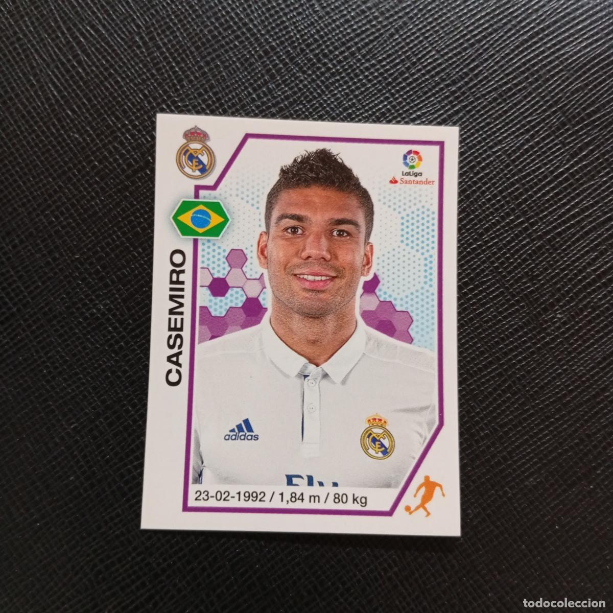 Cromos de f&uacute;tbol: 83 CASEMIRO REAL MADRID PANINI 2016 2017 CROMO 16 17 FUTBOL LIGA - SIN PEGAR - A215 PG7 B