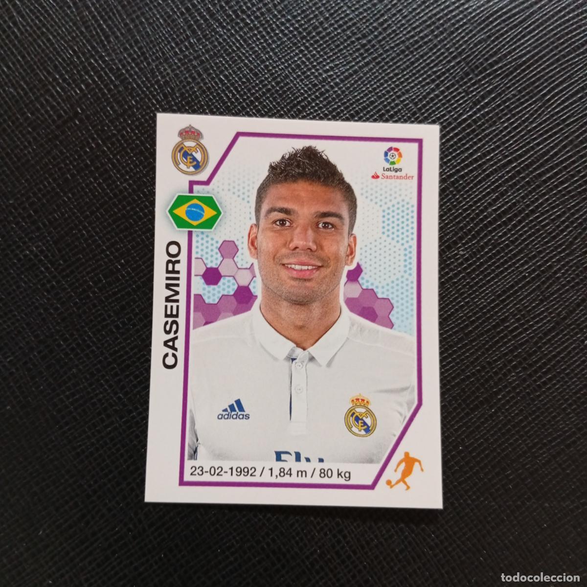 Cromos de f&uacute;tbol: 83 CASEMIRO REAL MADRID PANINI 2016 2017 CROMO 16 17 FUTBOL LIGA - SIN PEGAR - A215 PG7