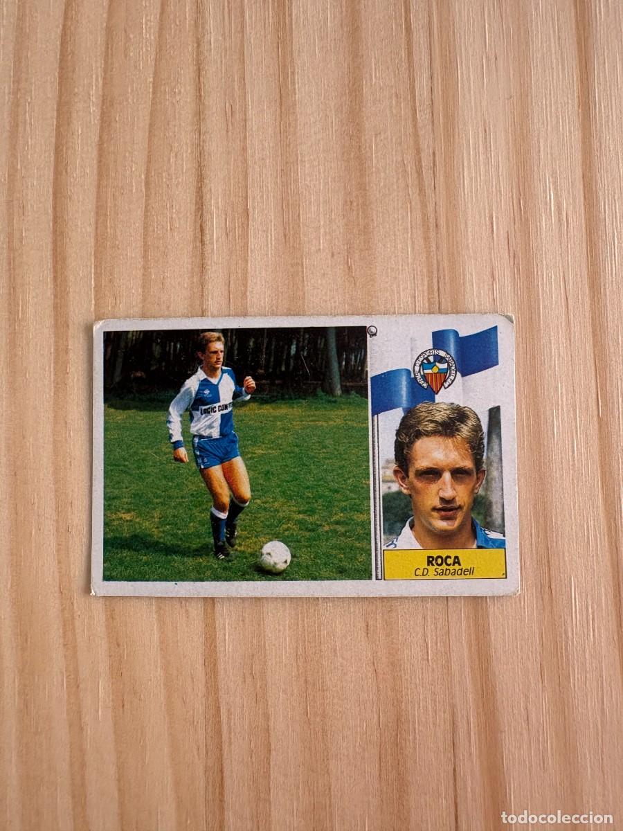 Cromos de f&uacute;tbol: ROCA COLOCA CROMO LIGA ESTE 1986 1987 86 87 FUTBOL DIFICIL SIN PEGAR NUNCA PEGADO SABADELL