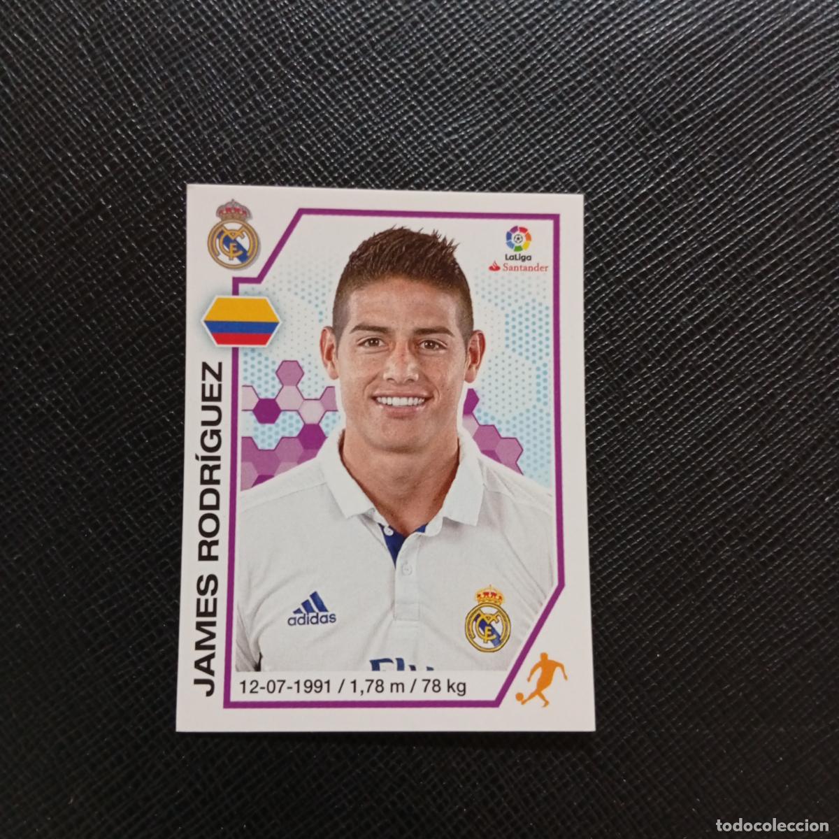Cromos de f&uacute;tbol: 88 JAMES RODRIGUEZ REAL MADRID PANINI 2016 2017 CROMO 16 17 FUTBOL LIGA - SIN PEGAR - A215 PG7
