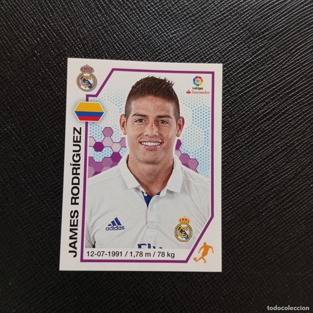 Cromos de f&uacute;tbol: 88 JAMES RODRIGUEZ REAL MADRID PANINI 2016 2017 CROMO 16 17 FUTBOL LIGA - SIN PEGAR - A215 PG7