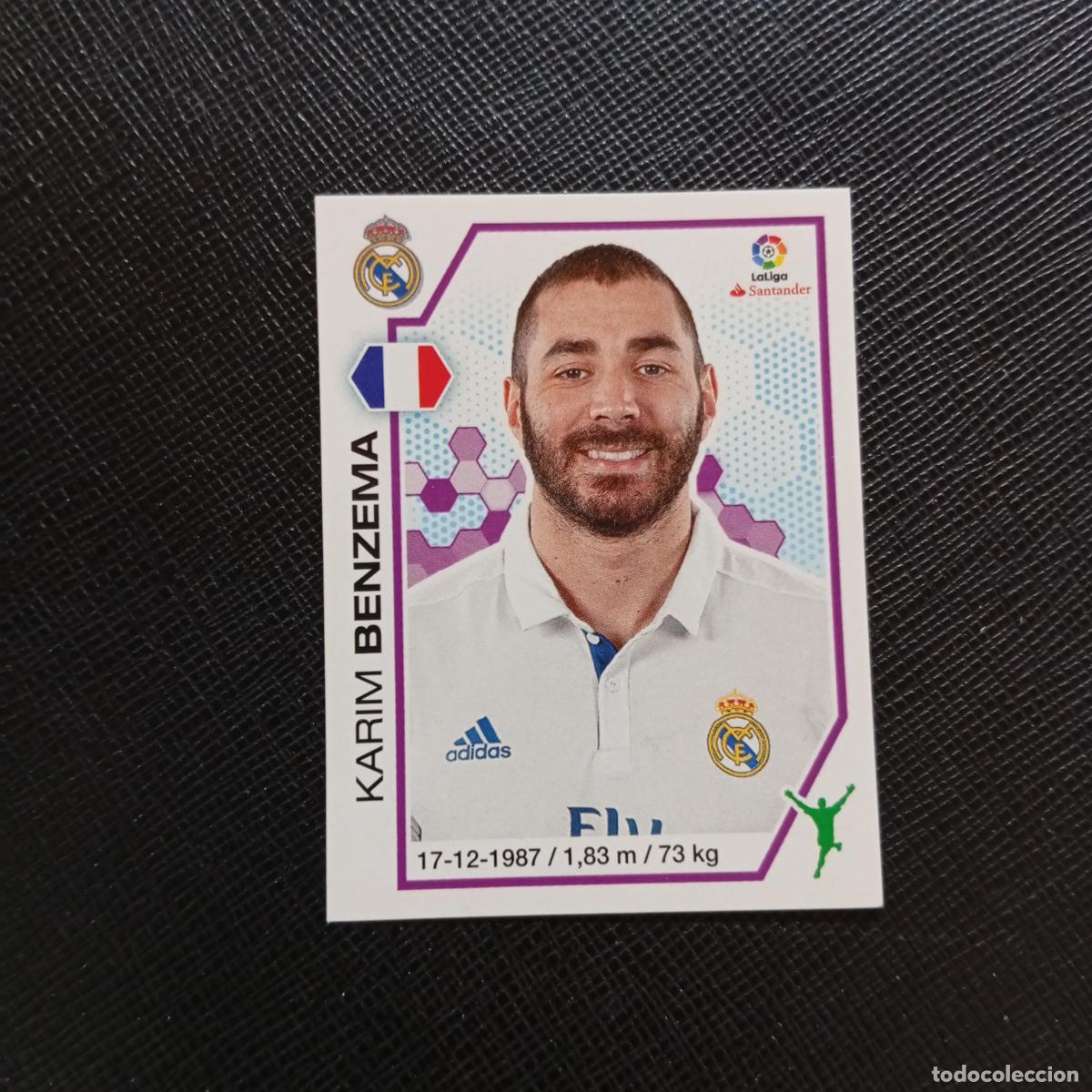 Figurine di Calcio: 90 BENZEMA REAL MADRID PANINI 2016 2017 CROMO 16 17 FUTBOL LIGA - SIN PEGAR - A215 PG7 B