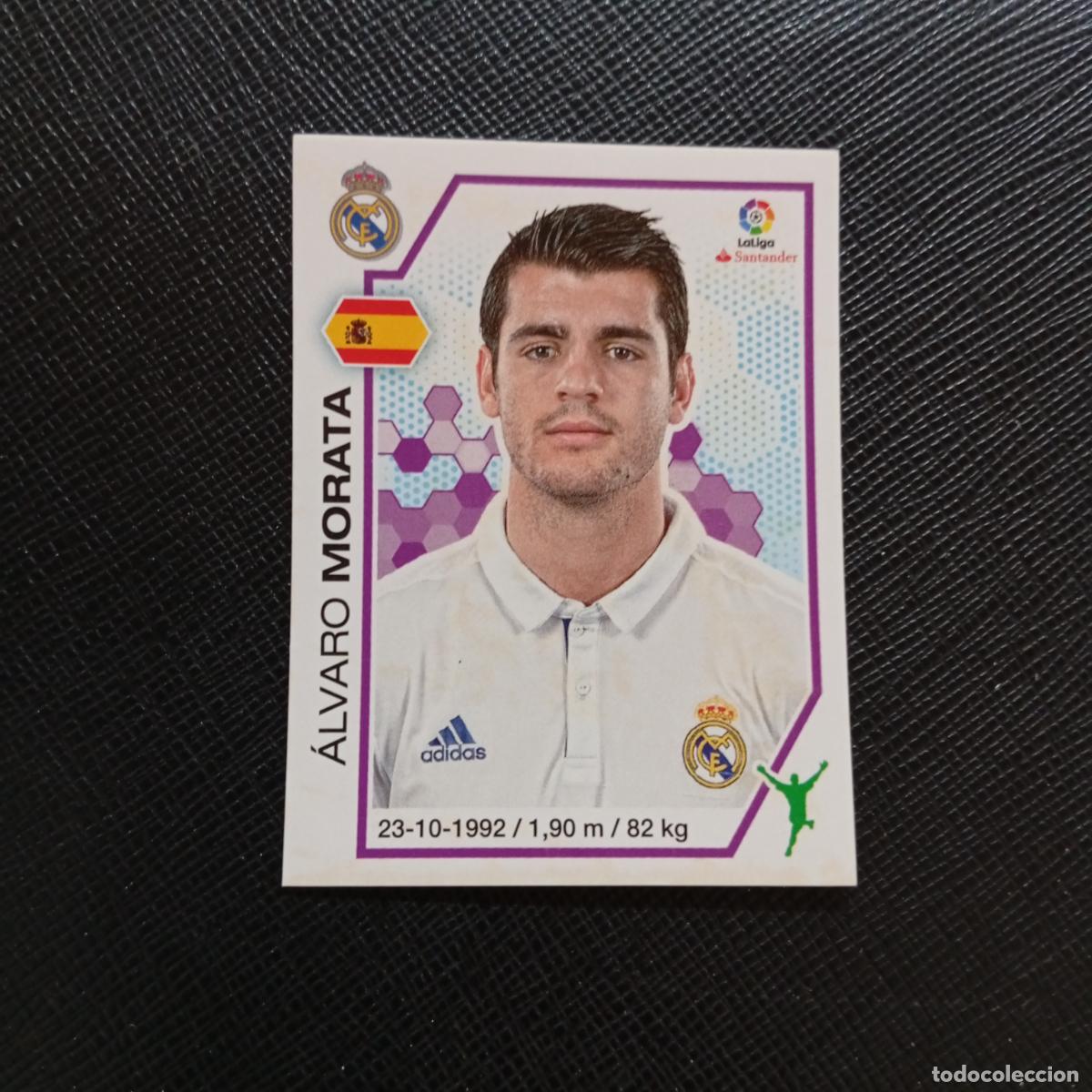 Cromos de Futebol: 91 MORATA REAL MADRID PANINI 2016 2017 CROMO 16 17 FUTBOL LIGA - SIN PEGAR - A215 PG8