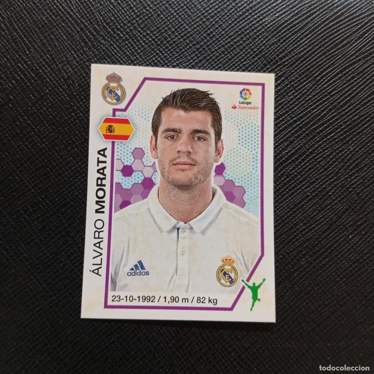 Cromos de Futebol: 91 MORATA REAL MADRID PANINI 2016 2017 CROMO 16 17 FUTBOL LIGA - SIN PEGAR - A215 PG8 B