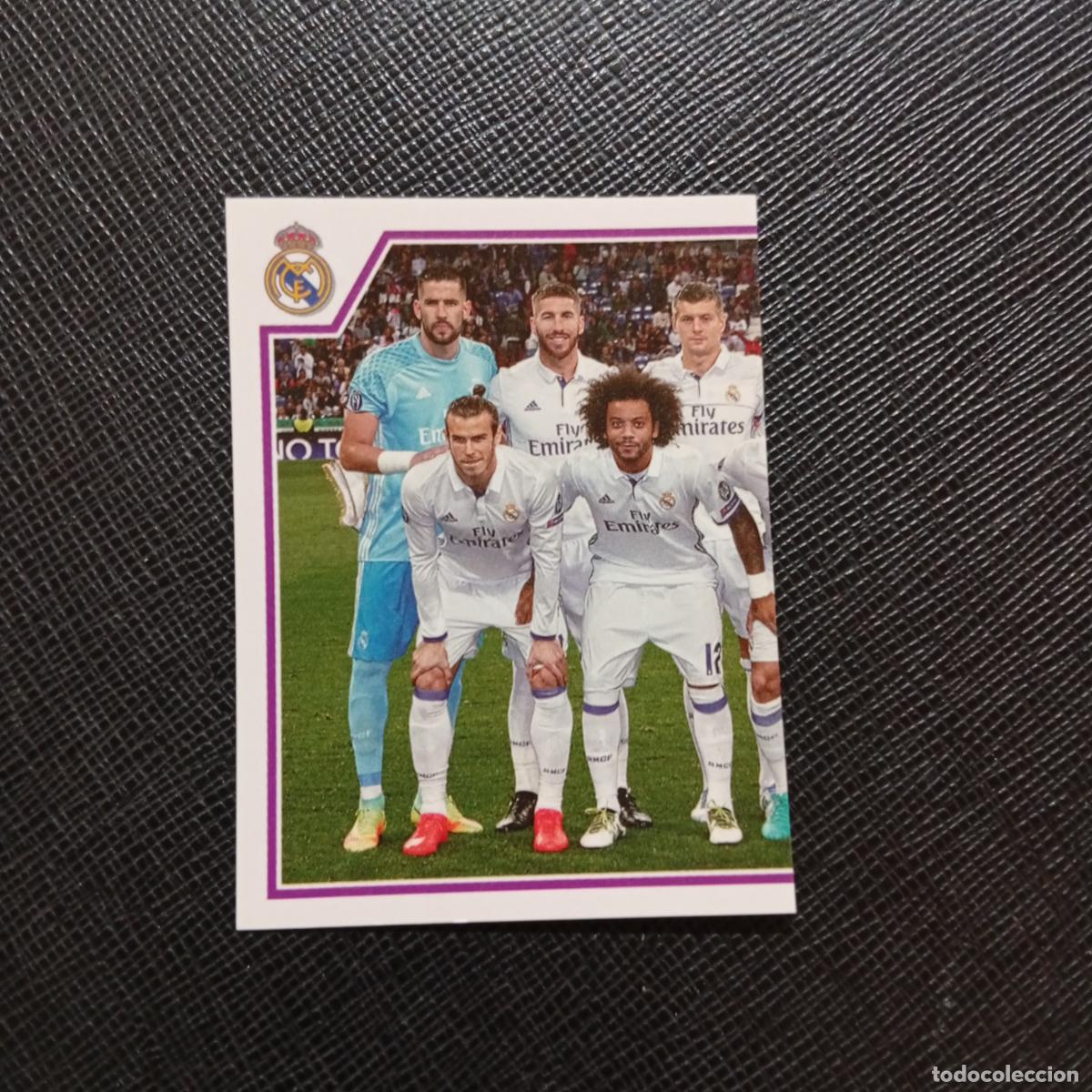 Cromos de Futebol: 94 ALINEACION REAL MADRID PANINI 2016 2017 CROMO 16 17 FUTBOL LIGA - SIN PEGAR - A215 PG8