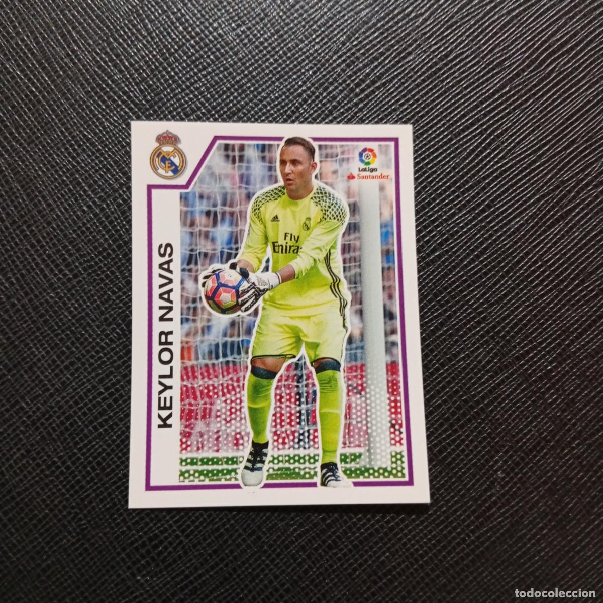 Fu&szlig;ball-Sticker: 101 KEYLOR NAVAS REAL MADRID PANINI 2016 2017 CROMO 16 17 FUTBOL LIGA - SIN PEGAR - A215 PG8