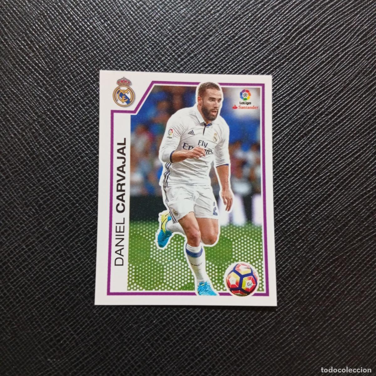 Fu&szlig;ball-Sticker: 102 CARVAJAL REAL MADRID PANINI 2016 2017 CROMO 16 17 FUTBOL LIGA - SIN PEGAR - A215 PG8
