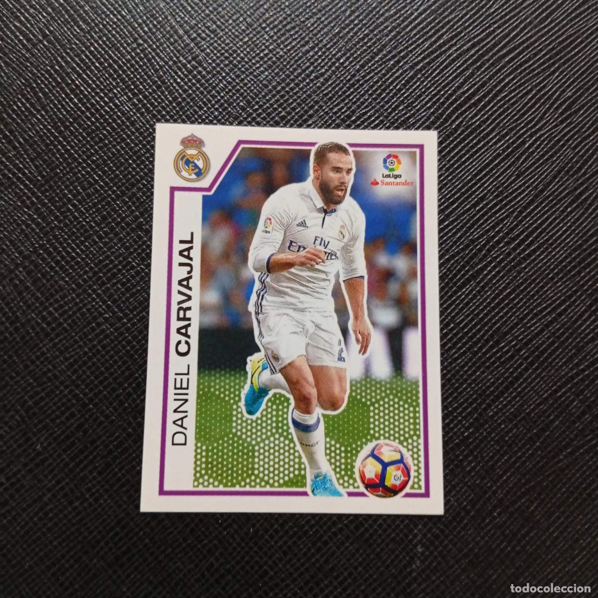 Fu&szlig;ball-Sticker: 102 CARVAJAL REAL MADRID PANINI 2016 2017 CROMO 16 17 FUTBOL LIGA - SIN PEGAR - A215 PG8 B