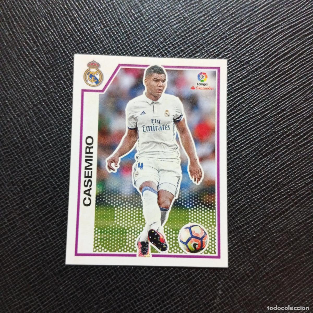 Figurine di Calcio: 106 CASEMIRO REAL MADRID PANINI 2016 2017 CROMO 16 17 FUTBOL LIGA - SIN PEGAR - A215 PG9
