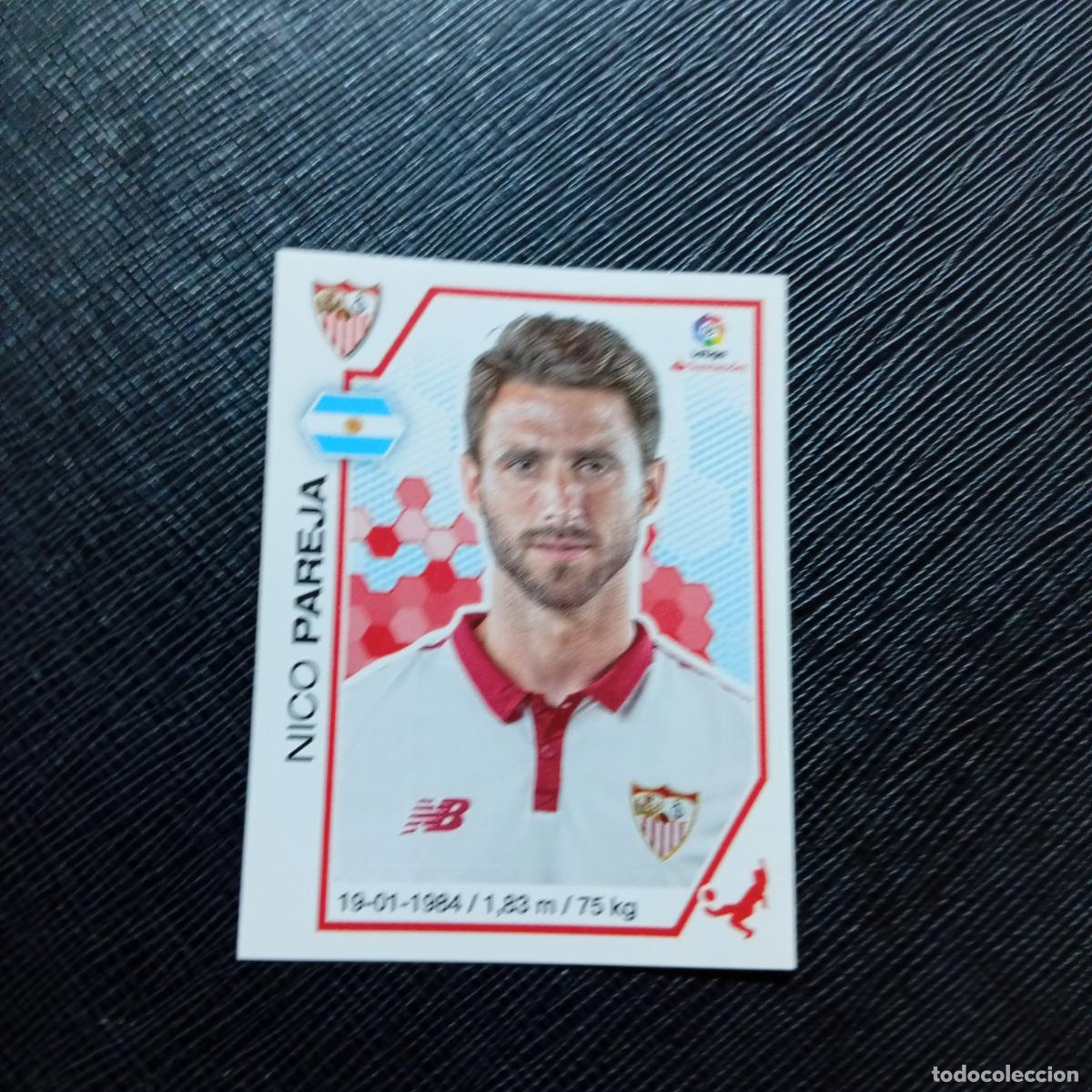 Cromos de f&uacute;tbol: 117 PAREJA SEVILLA PANINI 2016 2017 CROMO 16 17 FUTBOL LIGA - SIN PEGAR - A215 PG9