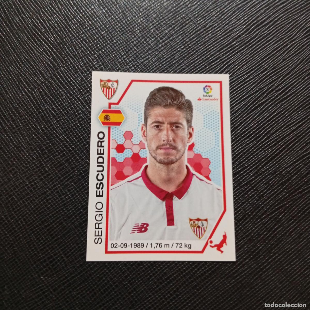 Cromos de f&uacute;tbol: 118 ESCUERO SEVILLA PANINI 2016 2017 CROMO 16 17 FUTBOL LIGA - SIN PEGAR - A215 PG9 B