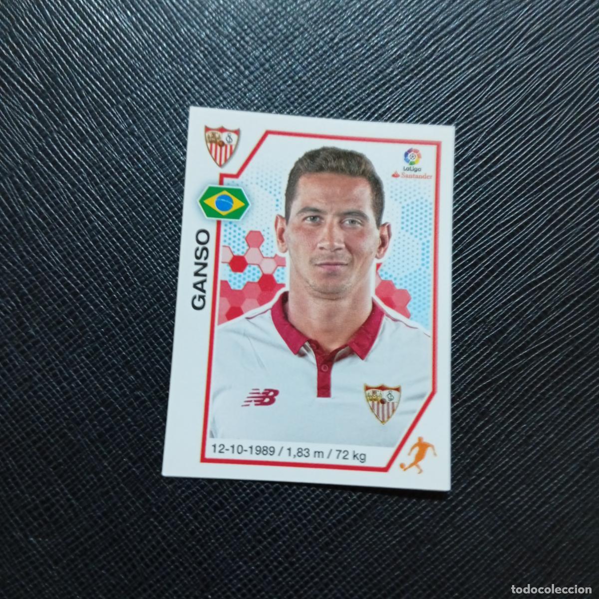 Cromos de Futebol: 122 GANSO SEVILLA PANINI 2016 2017 CROMO 16 17 FUTBOL LIGA - SIN PEGAR - A215 PG12