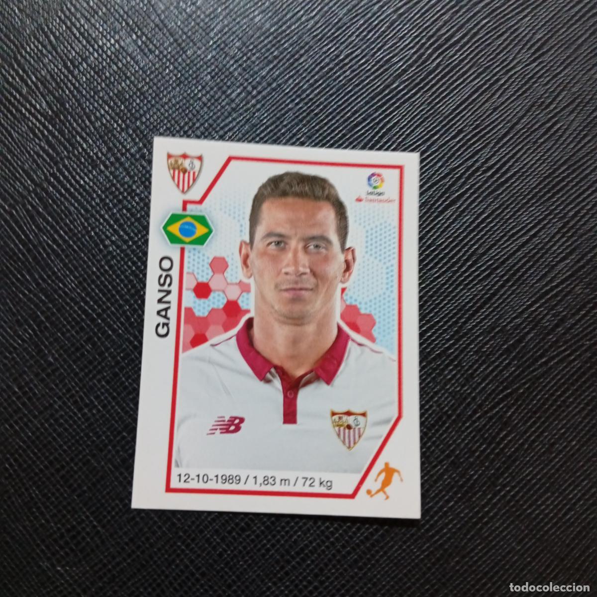 Cromos de Futebol: 122 GANSO SEVILLA PANINI 2016 2017 CROMO 16 17 FUTBOL LIGA - SIN PEGAR - A215 PG10 B