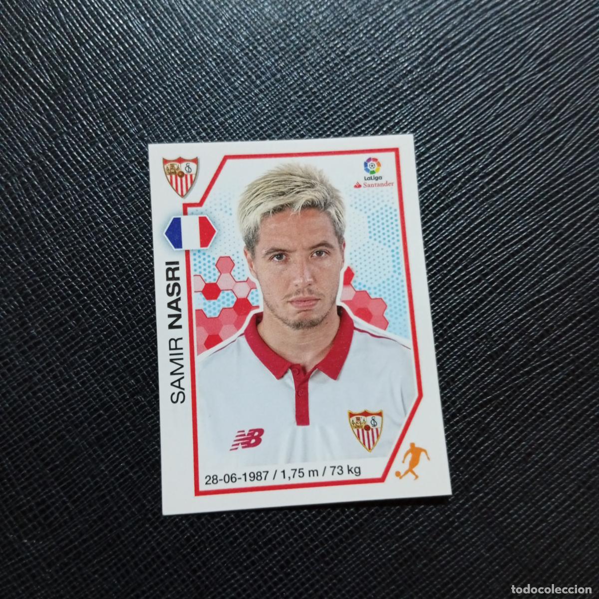 Cromos de Futebol: 123 NASRI SEVILLA PANINI 2016 2017 CROMO 16 17 FUTBOL LIGA - SIN PEGAR - A215 PG10 B