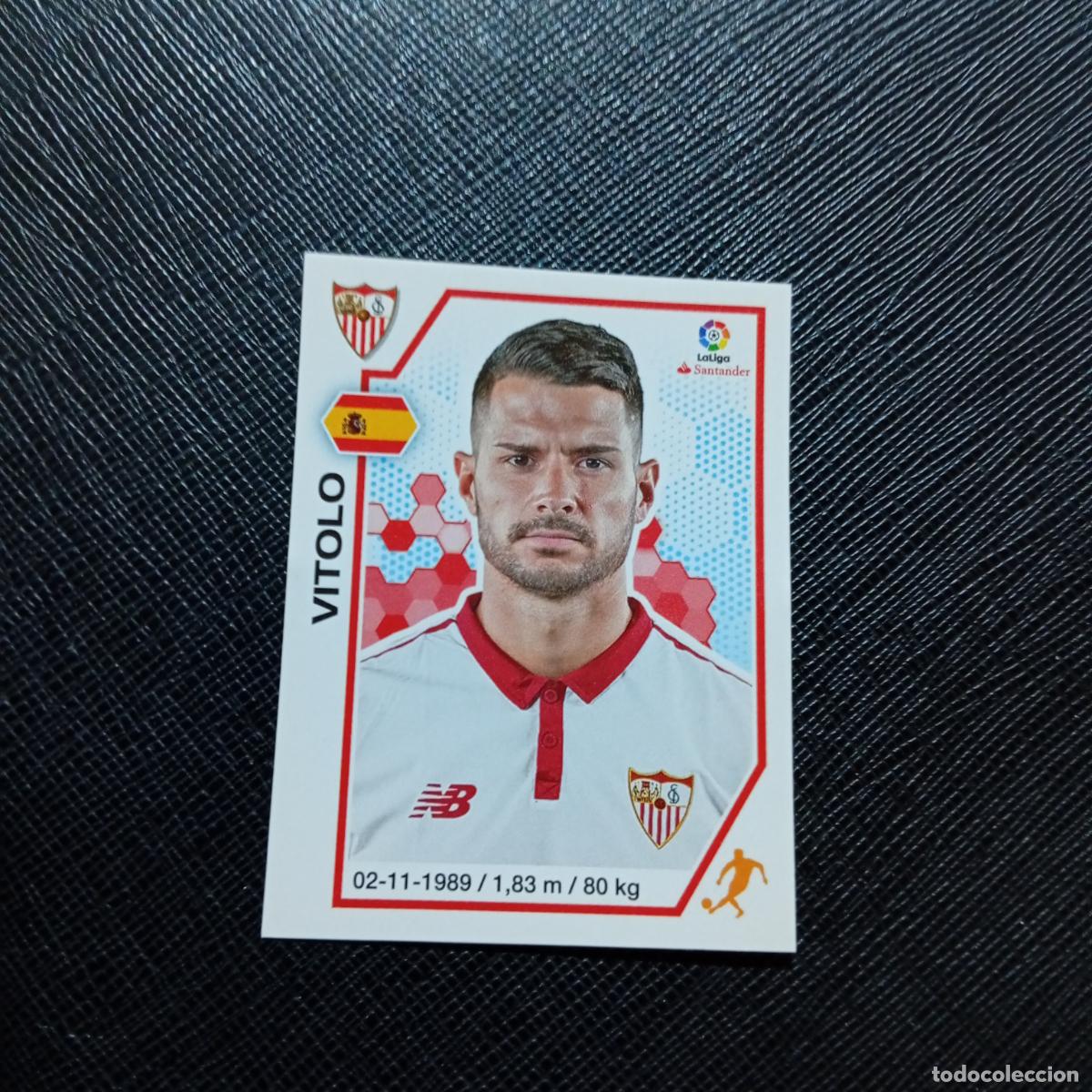 Cromos de f&uacute;tbol: 124 VITOLO SEVILLA PANINI 2016 2017 CROMO 16 17 FUTBOL LIGA - SIN PEGAR - A215 PG11